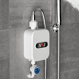 220V/110V 3500W instant electric water heater fast heating mini small electric kitchen treasure thermostatic shower shower set - V.I.P Digital Presence