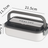 Microwave-heatable 316 stainless steel sealed single-layer compartment insulation lunch box lunch box bento box - V.I.P Digital Presence