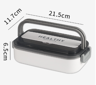 Microwave-heatable 316 stainless steel sealed single-layer compartment insulation lunch box lunch box bento box - V.I.P Digital Presence