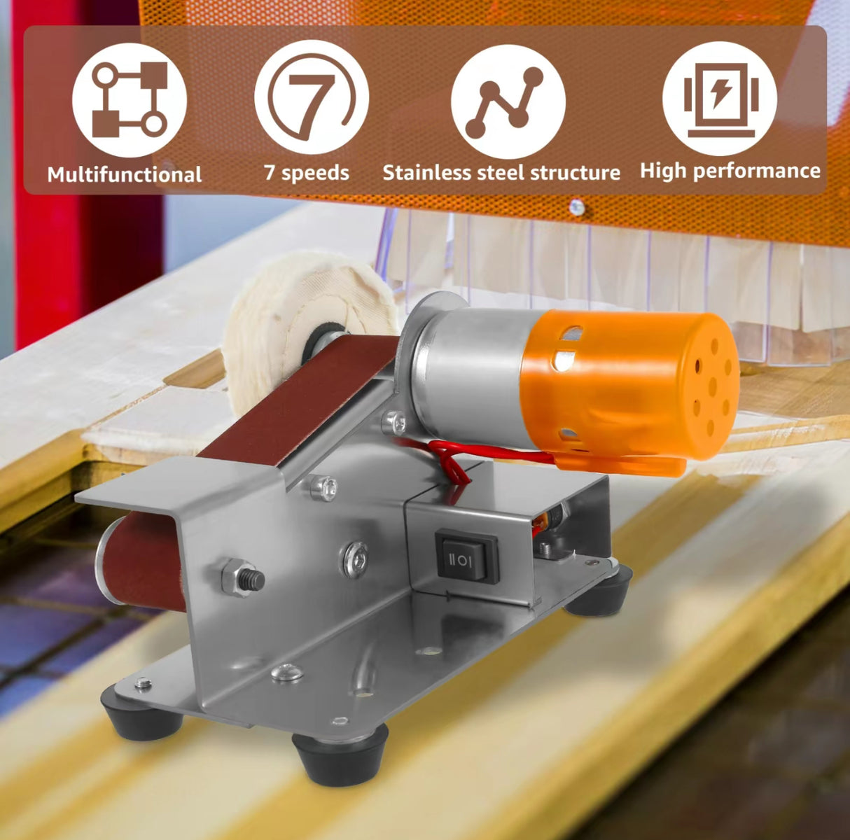 SteelEdge Mini Belt Grinder