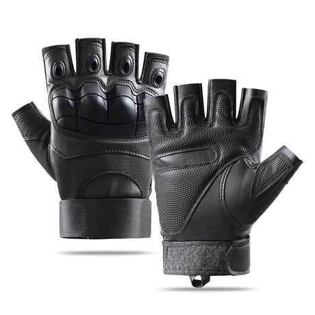 Tactical half-finger gloves men's soft shell protective microfiber special forces military fans sports cycling outdoor - V.I.P Digital Presence