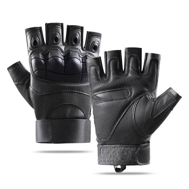 Tactical half-finger gloves men's soft shell protective microfiber special forces military fans sports cycling outdoor - V.I.P Digital Presence