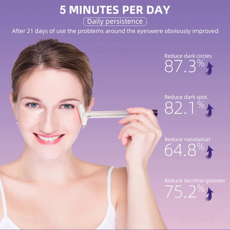 4 in 1 Facial Wand EMS Microcurrent Vibration Warm Red Light Face Lifting Machine Skin Tightening Device Neck Eye Massager Tools - V.I.P Digital Presence