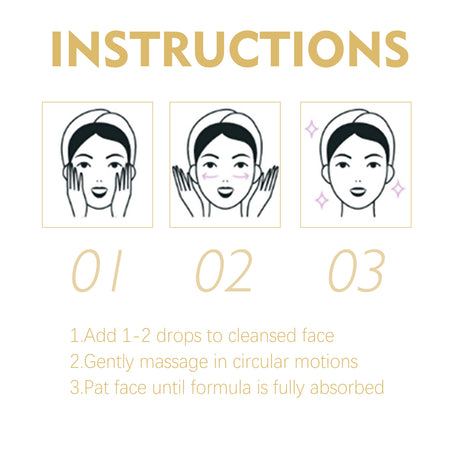 Golden Age Essence Lightening Fine Lines, Firming Skin, Hydrating And Moisturizing Face Essence - V.I.P Digital Presence