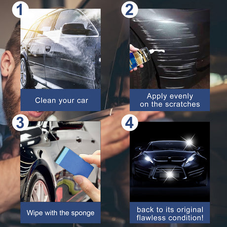 Car Scratch Repair Cream, Car Maintenance Refurbishment Paint Scratches Scratches Polishing Paint Repair Paste - V.I.P Digital Presence