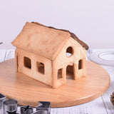 18 piece Christmas stainless steel 3D cookie mold gingerbread house cookie mold set - V.I.P Digital Presence