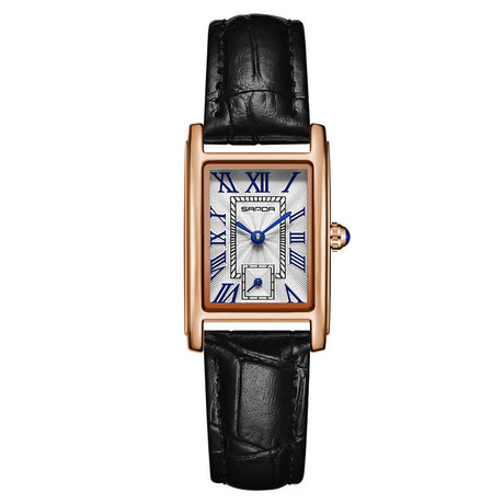 Watch Square Steel Band Quartz Watch Roman Numeral Waterproof Quartz Ladies Belt Watch - V.I.P Digital Presence
