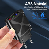 New 3USB+PD fast charging head, US standard, European standard, British standard, PD+3USB multi port charger charging head - V.I.P Digital Presence