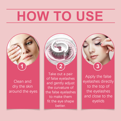 Self-Adhesive Eyelashes, Lazy People Glue-Free Free Unloading Self-Adhesive Thick Thin Long Natural Eyelashes - V.I.P Digital Presence