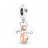 S925 sterling silver eternal confession double surround heart small motorcycle DIY accessories - V.I.P Digital Presence