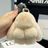 Cute Rex Rabbit Fur Doll Bunny Car Keychain Pendant Mini Bag Plush Dead Ornament Rabbit - V.I.P Digital Presence