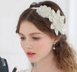 Sweet princess bridal headgear handmade crystal inlaid rhinestone flower cloth headband hair ornament - V.I.P Digital Presence