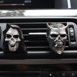Death Skull Aromatherapy Plugin Resin Ghost Mask Car mounted Aromatherapy Clip Decoration - V.I.P Digital Presence
