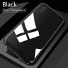 Double sided  Magnetic Case for iPhone X Clear Tempered Glass Magnet Adsorption Case - V.I.P Digital Presence