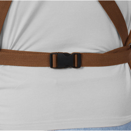 Long heavy-duty waxed canvas tool apron, carpenter apron, carpenter apron, carpenter waterproof 18 ounces - V.I.P Digital Presence