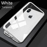 Double sided  Magnetic Case for iPhone X Clear Tempered Glass Magnet Adsorption Case - V.I.P Digital Presence