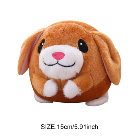 Electronic Pet Dog Toy Music Vibration Bouncing Ball Bite Puppy Ball Active Moving Pet Plush Sing Dog Chewing Squeaker Dog Toy - V.I.P Digital Presence