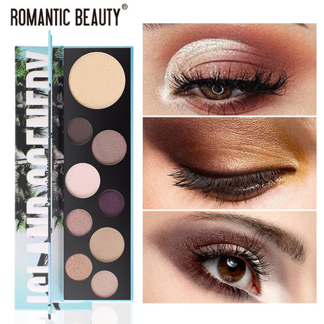 Romantic Beauty 9-Color Eye Shadow Irregular Circular Bubble Eye Shadow Plate - V.I.P Digital Presence