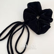 Vintage Velvet Long Ribbon Bow Large Intestine Hair Loop Head Rope Female - V.I.P Digital Presence