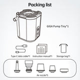 Mini Electric Pump for Inflating/Deflating Air Mattresses & Swimming Rings, Portable for Camping - V.I.P Digital Presence