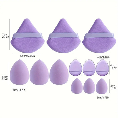 12Pcs Makeup Sponge Blender Beauty Egg Foundation Sponges Liquid Cream Cosmetic Puff Women Make Up Accessories Beauty Tools - V.I.P Digital Presence