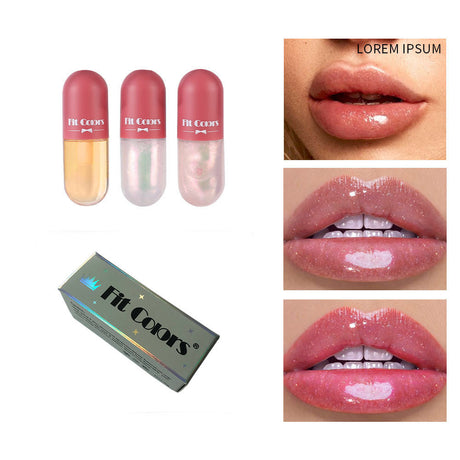 Fit Colors Mini Capsule Lip Gloss Moisturizing Moisturizing Transparent Color Changing Projectile Lip Gloss Oil - V.I.P Digital Presence