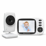 Video Baby Monitor 2.4G Wireless with 3.2 Inches LCD 2 Way Audio Talk Night Vision Surveillance Security Camera Babysitter - V.I.P Digital Presence