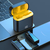 J68 One to One Wireless Collar Microphone Live Video Clear Reception Wireless Mini Microphone - V.I.P Digital Presence