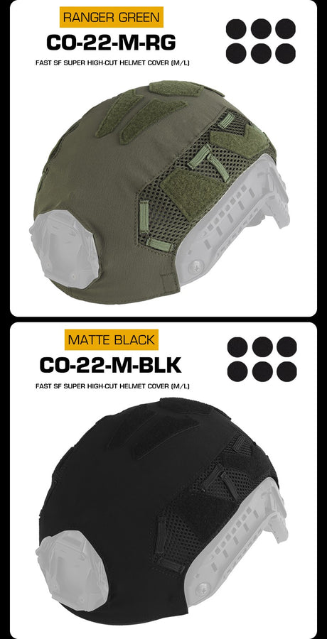 FAST SF Ultra-high Cut Camouflage Helmet Cover (Medium Size, M) - V.I.P Digital Presence