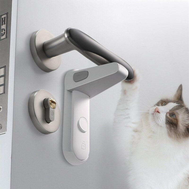 1pcs Child Safety Door Handle Lock Protection Baby Door Handle Lock Pet Room Door Handle Lock Easy Installation No Punching - V.I.P Digital Presence