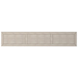 TREXM Rustic Entryway Console Table60" Long Sofa Table with two Different Size Drawers and Bottom Shelf for Storage (Gray Wash)