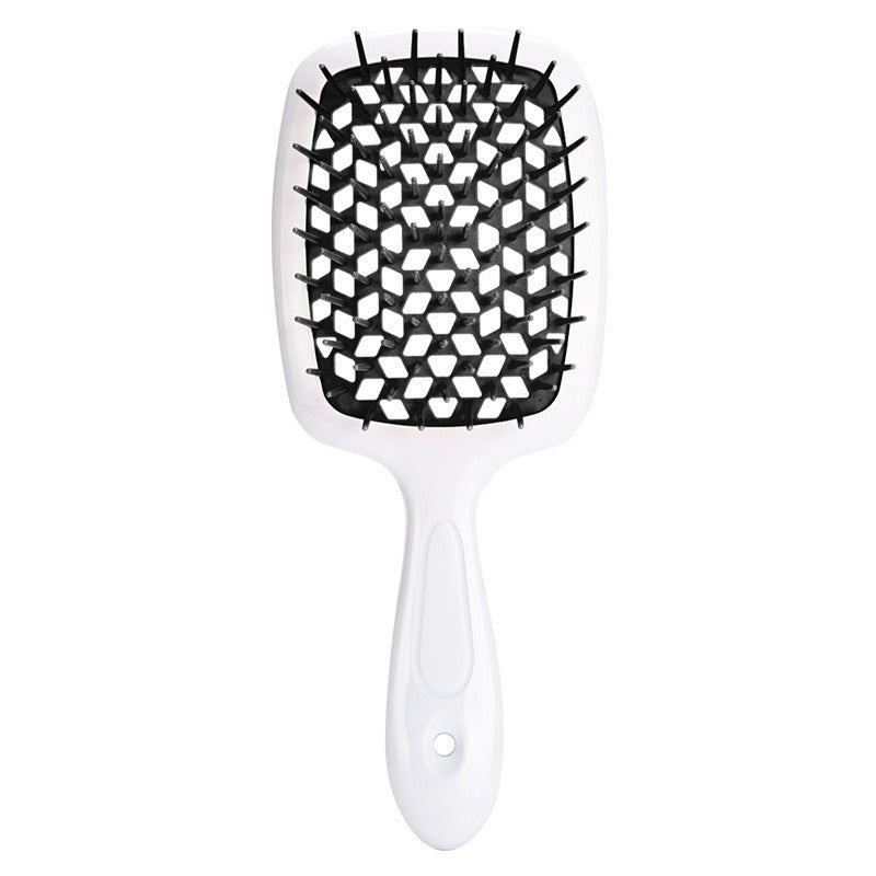 Honeycomb hollow massage comb, smooth hair grid comb, smooth hair dry and wet dual-purpose comb, curly and fluffy hair styling comb - V.I.P Digital Presence