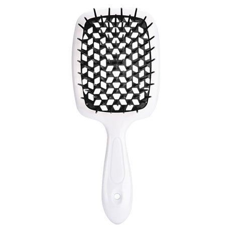 Honeycomb hollow massage comb, smooth hair grid comb, smooth hair dry and wet dual-purpose comb, curly and fluffy hair styling comb - V.I.P Digital Presence