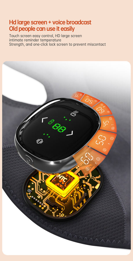 Heated Knee Brace Wrap Pad Dual-use Thermostat Usb Heating Knee Pads For Knee Sprains Strains Arthritis with massage - V.I.P Digital Presence