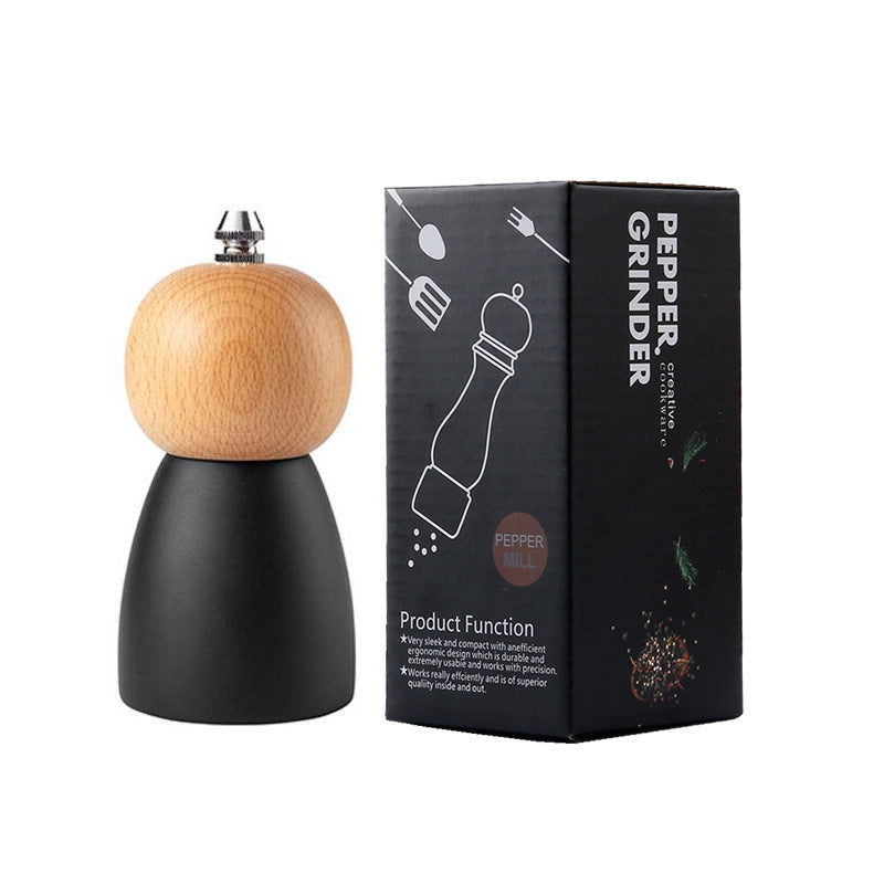 Kitchen Adjustable Coarseness Wood Pepper Grinder Mill Wooden Manual Sea Ceramic Grinding Mechanism Salt Mill - V.I.P Digital Presence