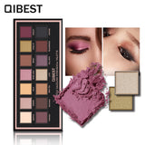 QIBEST 14 Color Eyeshadow Palette Matte Eyeshadow Low Key Luxury Velvet Glossy Eyeshadow Palette - V.I.P Digital Presence