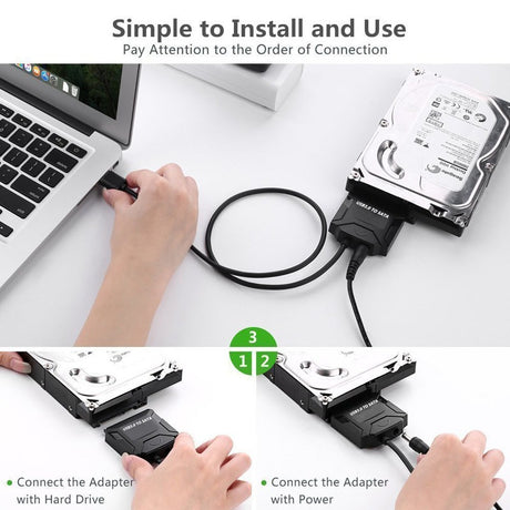 USB 3.0 to SATA hard drive cable USB 3.0 easy drive cable supports all hard drives - V.I.P Digital Presence