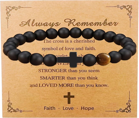 Fashion bead jewelry cross bracelet - V.I.P Digital Presence