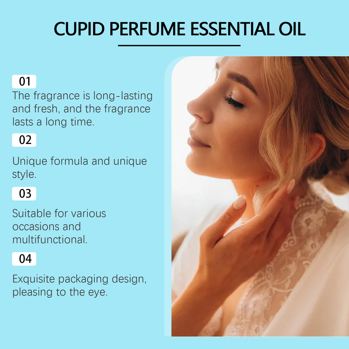 Cupid Series Cologne Natural Long-Lasting Fresh Fragrance Fragrance Fragrance Date Fragrance Portable Perfume - V.I.P Digital Presence