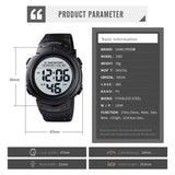 SKMEI 10 Years Battery Men's Watch 100M Waterproof Alarm Clock Sport Watches LED Digital Man Wrist Watch relogio masculino 1560 - V.I.P Digital Presence