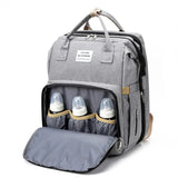 New Outdoor Folding Bag with Baby Can Sleep Mommy Bag Multi-functional Bottle Backpack Diaper Backpack - V.I.P Digital Presence