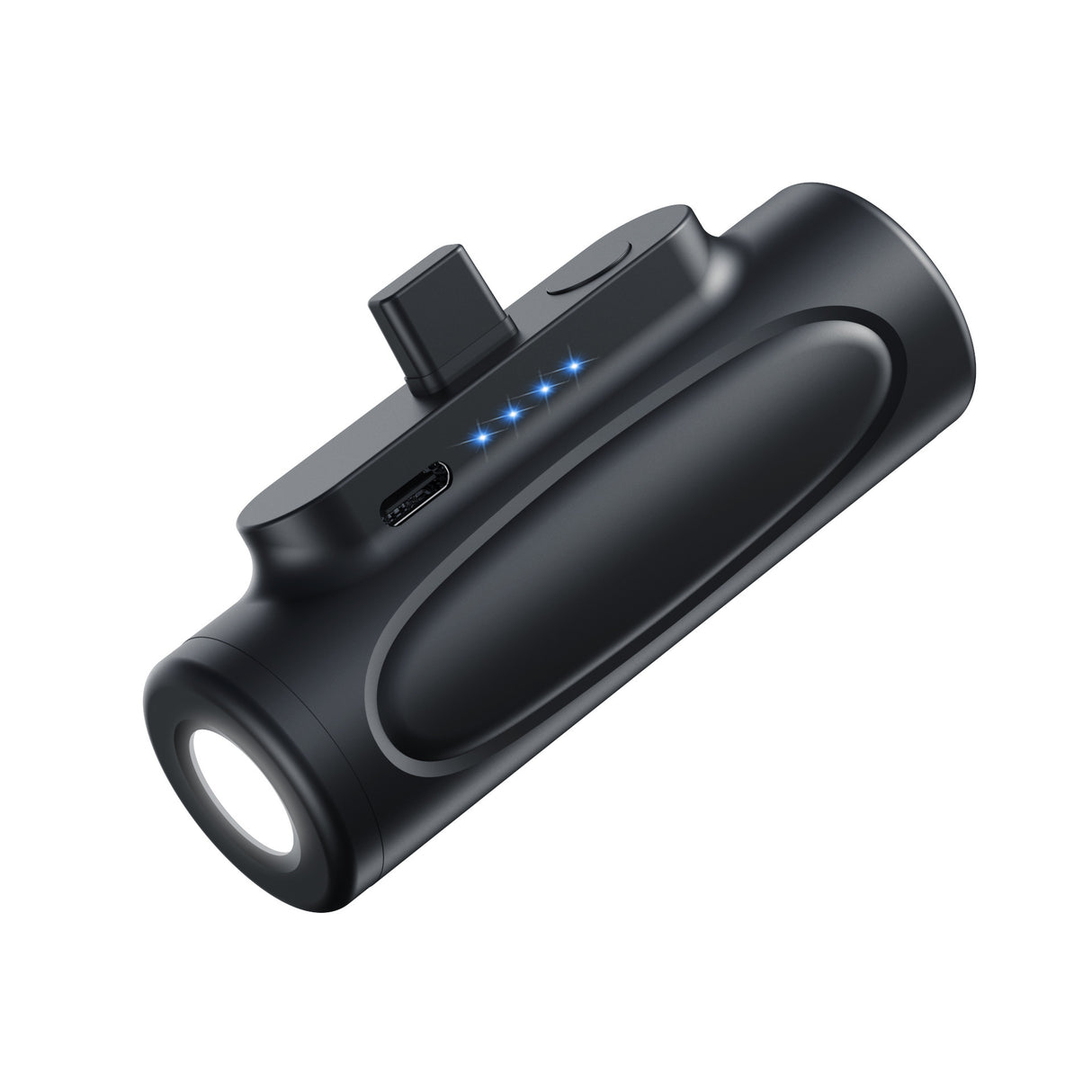 New creative power bank flashlight outdoor LED mini capsule portable fast charge 5000mAh power bank - V.I.P Digital Presence