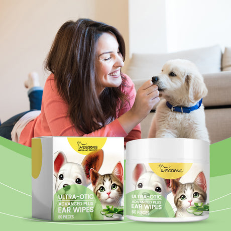 Ear Cleaning Pad For Cats And Dogs Soothes Pet Ear Canal Discomfort And Cleans Ear Dirt - V.I.P Digital Presence