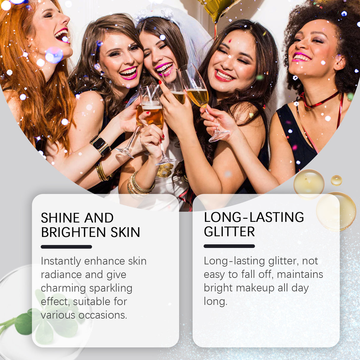 Body Glitter Spray, Body Glitter Highlight Spray Natural Stereo Long-Lasting Brightening Glitter Powder - V.I.P Digital Presence