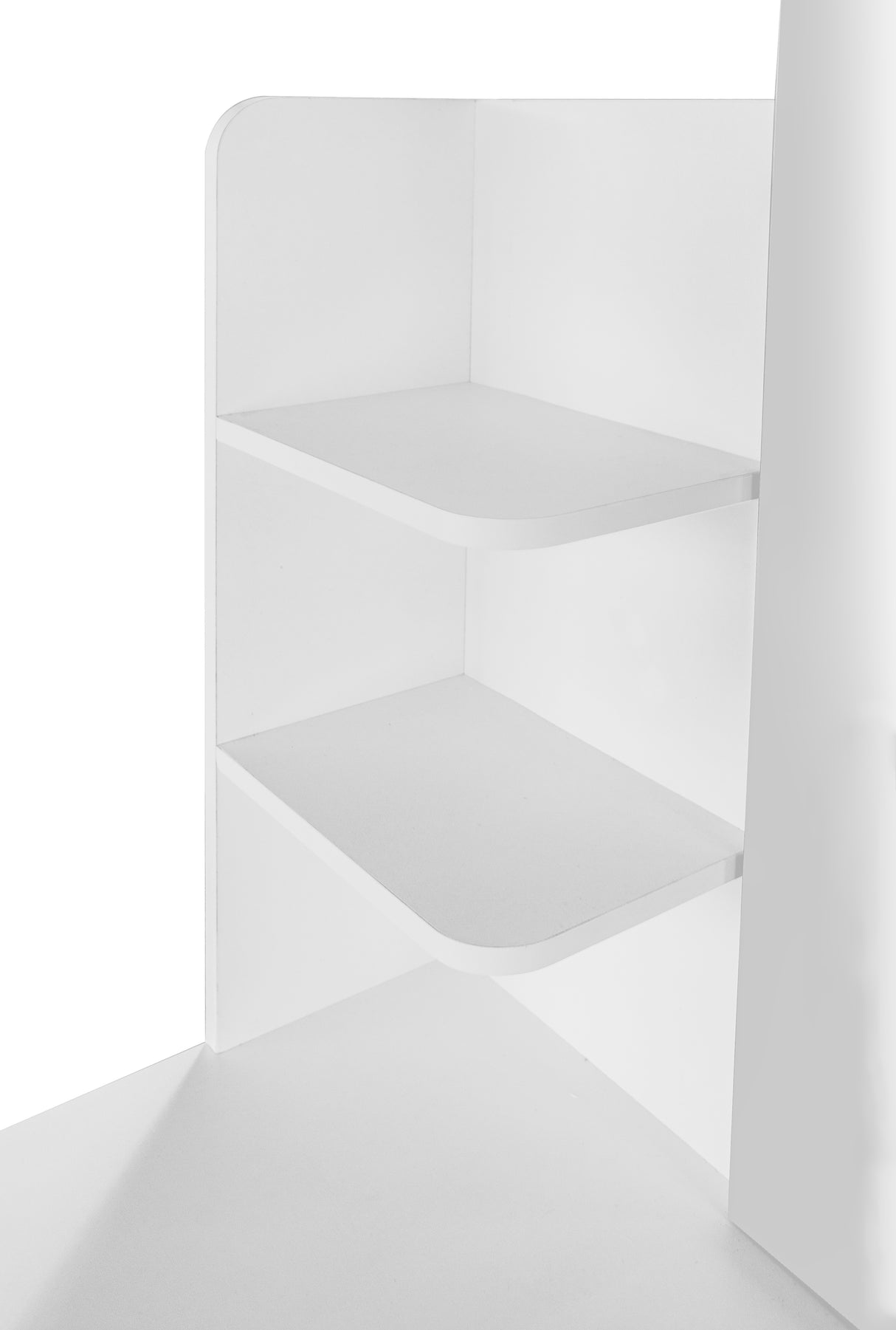 Makeup Vanity Desk With LED Lighted Mirror ,Dressing Table Set With 2 Large Drawers 10 LED Light ,White Color - V.I.P Digital Presence