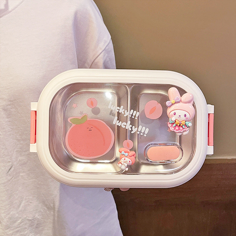 Cute portable stainless steel lunch box lunch box lunch box - V.I.P Digital Presence