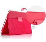 Funda con tapa automática para iPad 2, 3 y 4 de Apple, de piel sintética tipo lichi, con soporte inteligente y función atril.