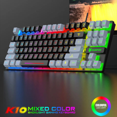 Gaming Keyboard Colorful LED Backlight Office Keyboard for Desktop Typing PC - V.I.P Digital Presence