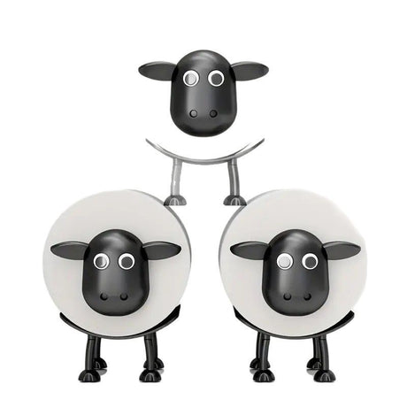 Cute sheep shaped toilet paper holder suitable for fashionable home decoration tissue box storage bathroom accessories decoration rack - V.I.P Digital Presence