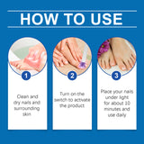 Toenail Care Hand Nail Cleaning Care Strong Gentle Repair Damaged Nails Care Device